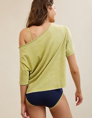 Aerie Off-The-Shoulder Relaxed T-Shirt