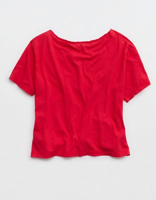 Aerie Off-The-Shoulder Relaxed Tee