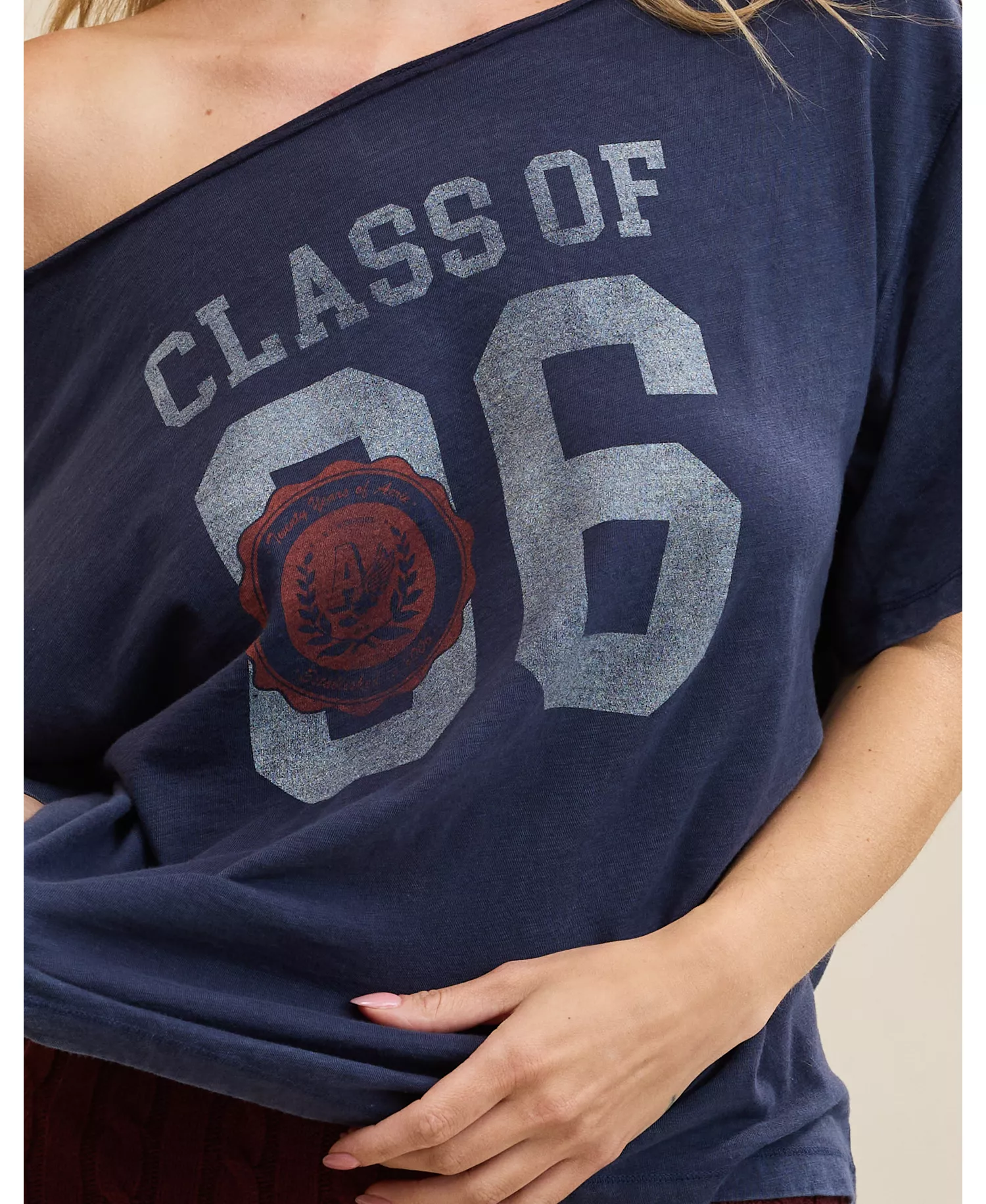 Aerie Off-The-Shoulder Relaxed T-Shirt - thumbnail 6