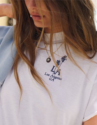 Aerie Oversized Crew Boyfriend T-Shirt