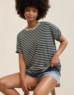 Aerie Oversized Crew Boyfriend T-Shirt