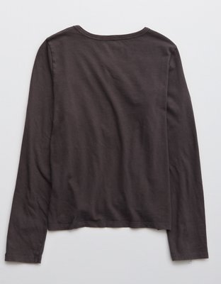 aerie long sleeve henley