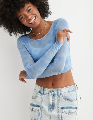 Aerie Magic Mesh Top