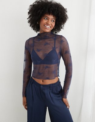Buy Superchill Cozy Lace Ribbed Bra Top online