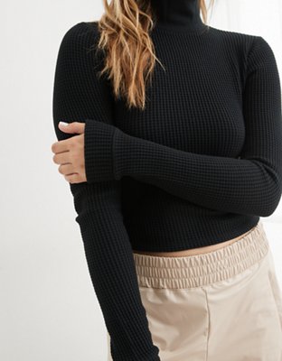 Aerie cozy mock neck sales sweatshirt