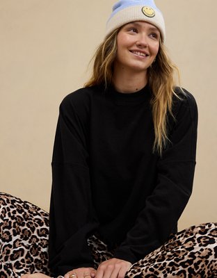Aerie cozy mock neck sweatshirt shop