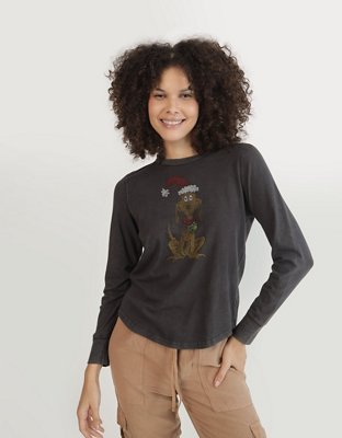 Aerie Long Sleeve Graphic T-Shirt