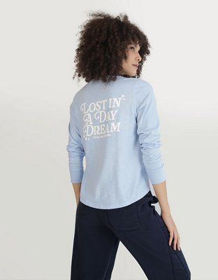 Aerie Long Sleeve Graphic T-Shirt