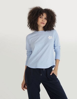T-shirt de mangas largas con gráfico Aerie