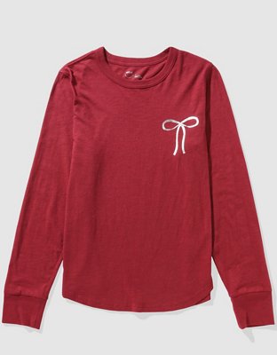 Aerie Long Sleeve Graphic T-Shirt