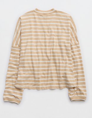 Aerie Cozy Long Sleeve Mockneck T-Shirt