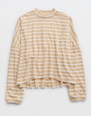 Aerie Cozy Long Sleeve Mockneck T-Shirt