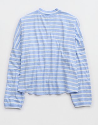 Aerie Cozy Long Sleeve Mockneck T-Shirt