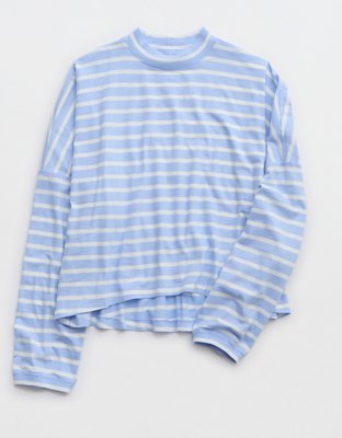 Aerie Cozy Long Sleeve Mockneck T-Shirt