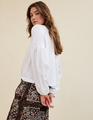 Aerie Slouchy Balloon Sleeve T-Shirt