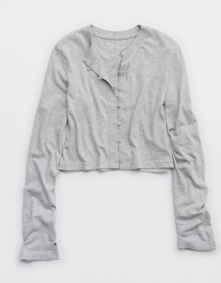 Aerie Happy Snit Cardi T-Shirt