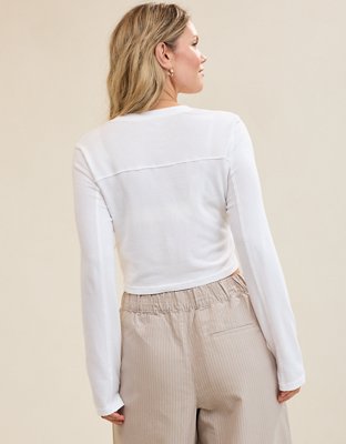 Aerie Happy Snit Cardi T-Shirt