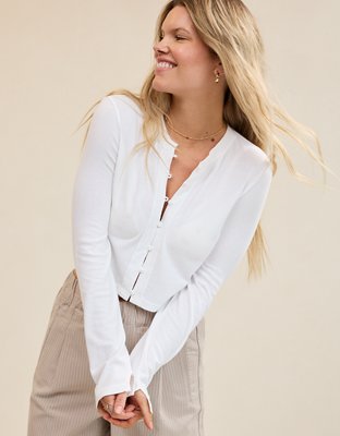 Aerie Happy Snit Cardi T-Shirt