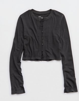 Aerie Happy Snit Cardi T-Shirt