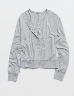 Aerie Happy Snit Henley T-Shirt