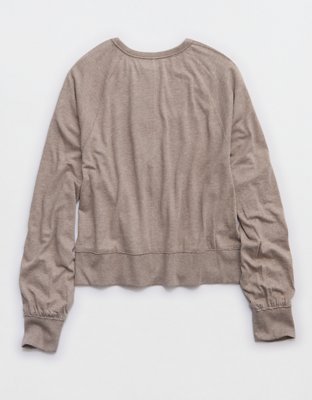 Aerie Happy Snit Henley T-Shirt