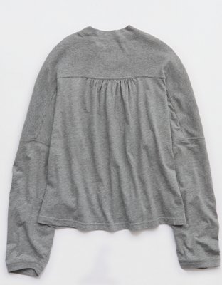 Aerie Cozy Mock-Neck T-Shirt