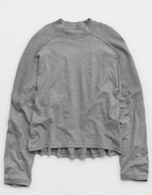 Aerie Cozy Mock-Neck T-Shirt