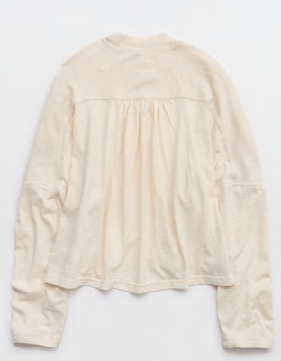 Aerie Cozy Mock-Neck T-Shirt