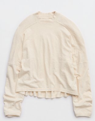 Aerie Cozy Mock-Neck T-Shirt