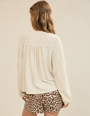 Aerie Cozy Mock-Neck T-Shirt