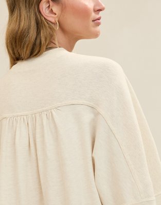 Aerie Cozy Mock-Neck T-Shirt