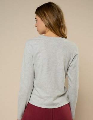 Aerie Long Sleeve Vintage T-Shirt