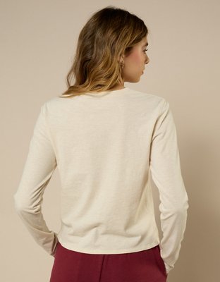Aerie Long Sleeve Vintage T-Shirt