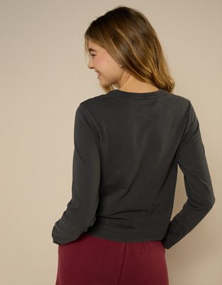 Aerie Long Sleeve Vintage T-Shirt