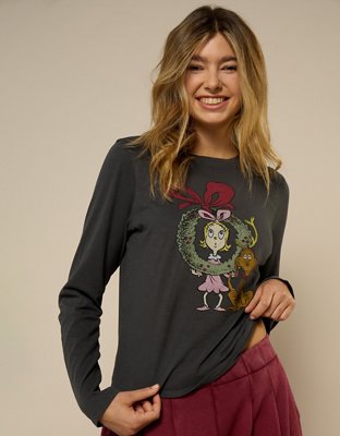 Aerie Long Sleeve Vintage T-Shirt