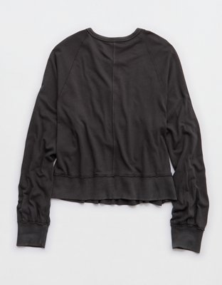 Aerie Happy Snit Henley T-Shirt