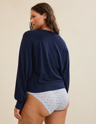 Aerie Happy Snit Henley T-Shirt