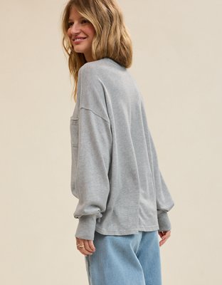 Aerie Happy Snit Pocket T-Shirt