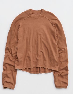 Aerie Cozy Mock-Neck T-Shirt