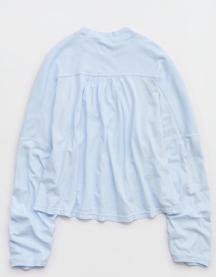 Aerie Cozy Mock-Neck T-Shirt