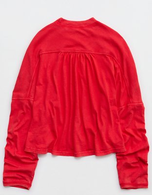 Aerie Cozy Mock-Neck T-Shirt