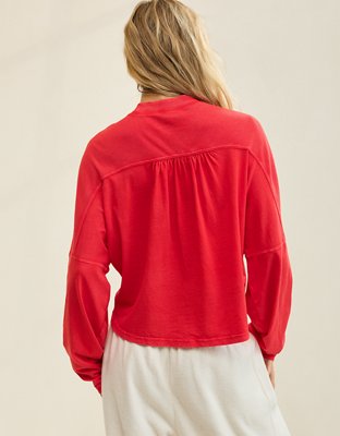 Aerie Cozy Mock-Neck T-Shirt