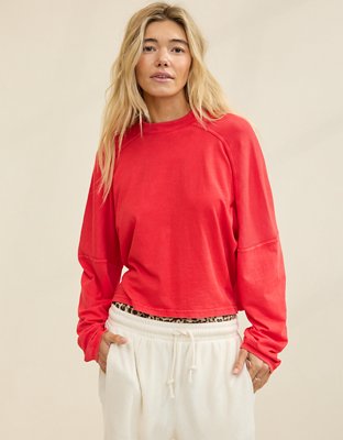 Aerie Cozy Mock-Neck T-Shirt