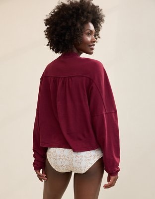 Aerie Cozy Mock-Neck T-Shirt