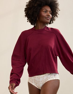 Aerie Cozy Mock-Neck T-Shirt
