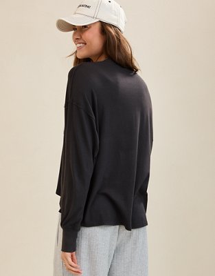 Aerie Happy Snit Pocket T-Shirt | Aerie