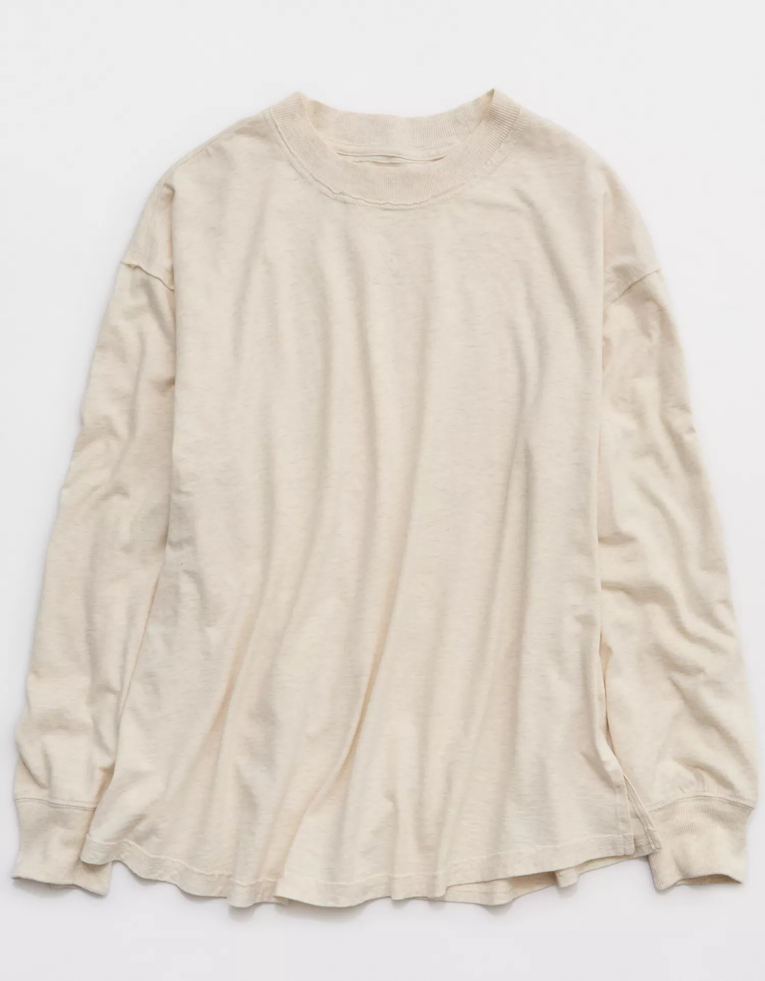 Aerie Cozy Oversized Long Sleeve Boyfriend T-Shirt - thumbnail 3