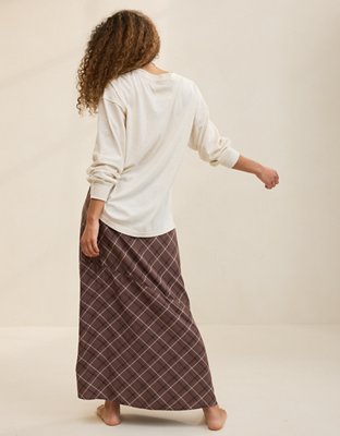 Aerie Cozy Oversized Long Sleeve Boyfriend T-Shirt