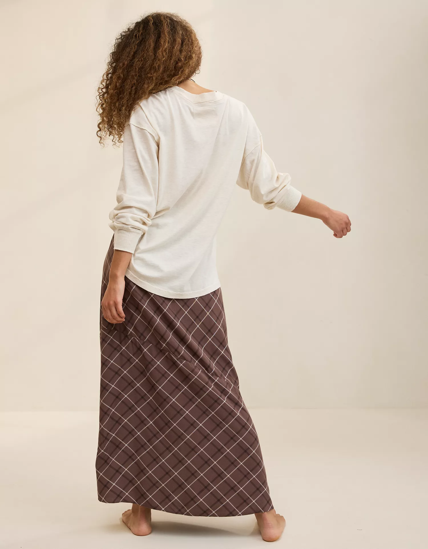 Aerie Cozy Oversized Long Sleeve Boyfriend T-Shirt - thumbnail 2