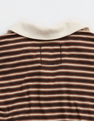 Aerie Cozy Polo Boyfriend T-Shirt